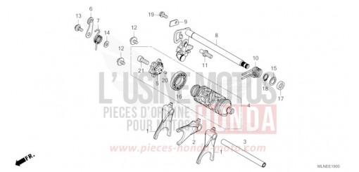 BARILLET DE SELECTION (1) CRF1100A4S de 2025